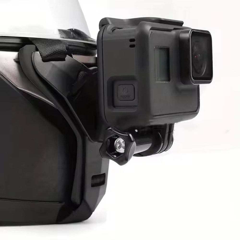 Motorcycle Helmet Chin Mount Secure Action Camera Support For GoPro DJI 5