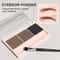 ThreeColor Eyebrow Powder Palette Waterproof LongLasting 3D Sculpting Kit 3