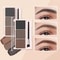 ThreeColor Eyebrow Powder Palette Waterproof LongLasting 3D Sculpting Kit 4