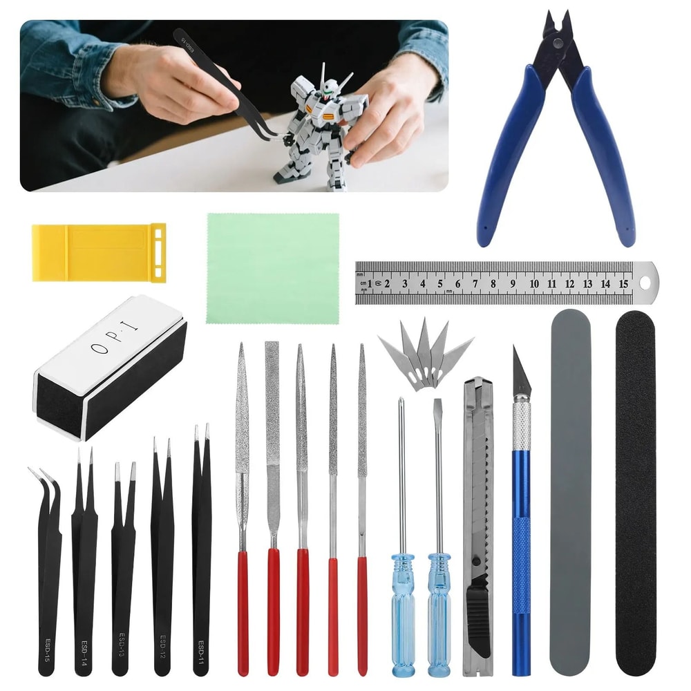 26Piece Multifunctional Assembly Tool Kit Precision Crafting Set For Gundam Scale Models 6