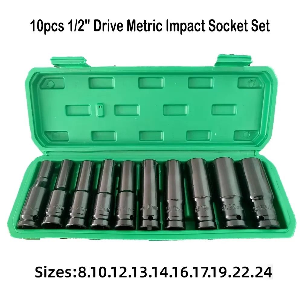 Drive Metric Impact Socket Set HeavyDuty Deep Universal Socket Set For Pneumatic Tools 3