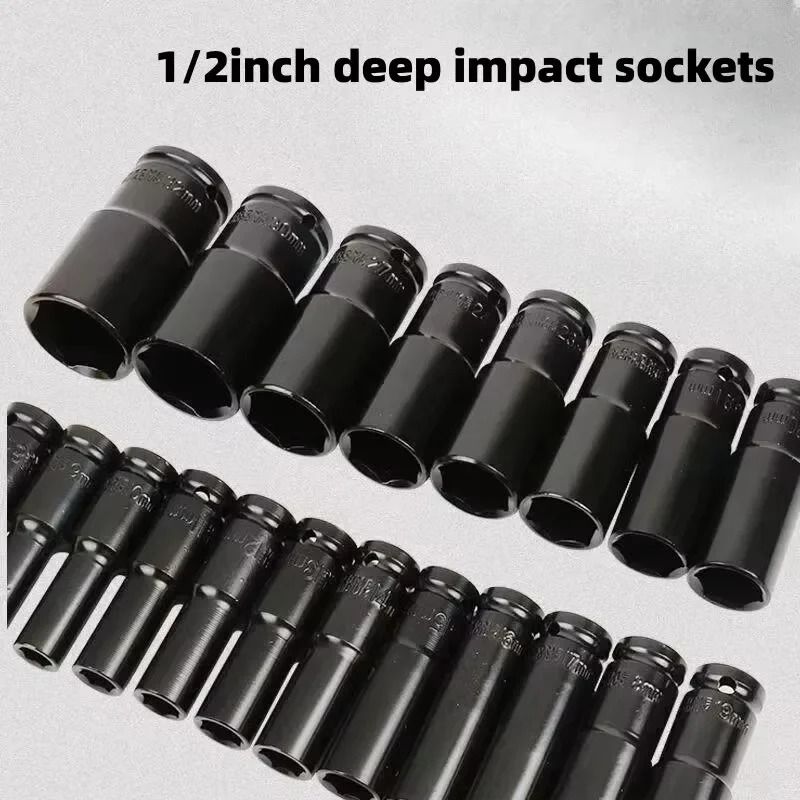 Drive Metric Impact Socket Set HeavyDuty Deep Universal Socket Set For Pneumatic Tools 5