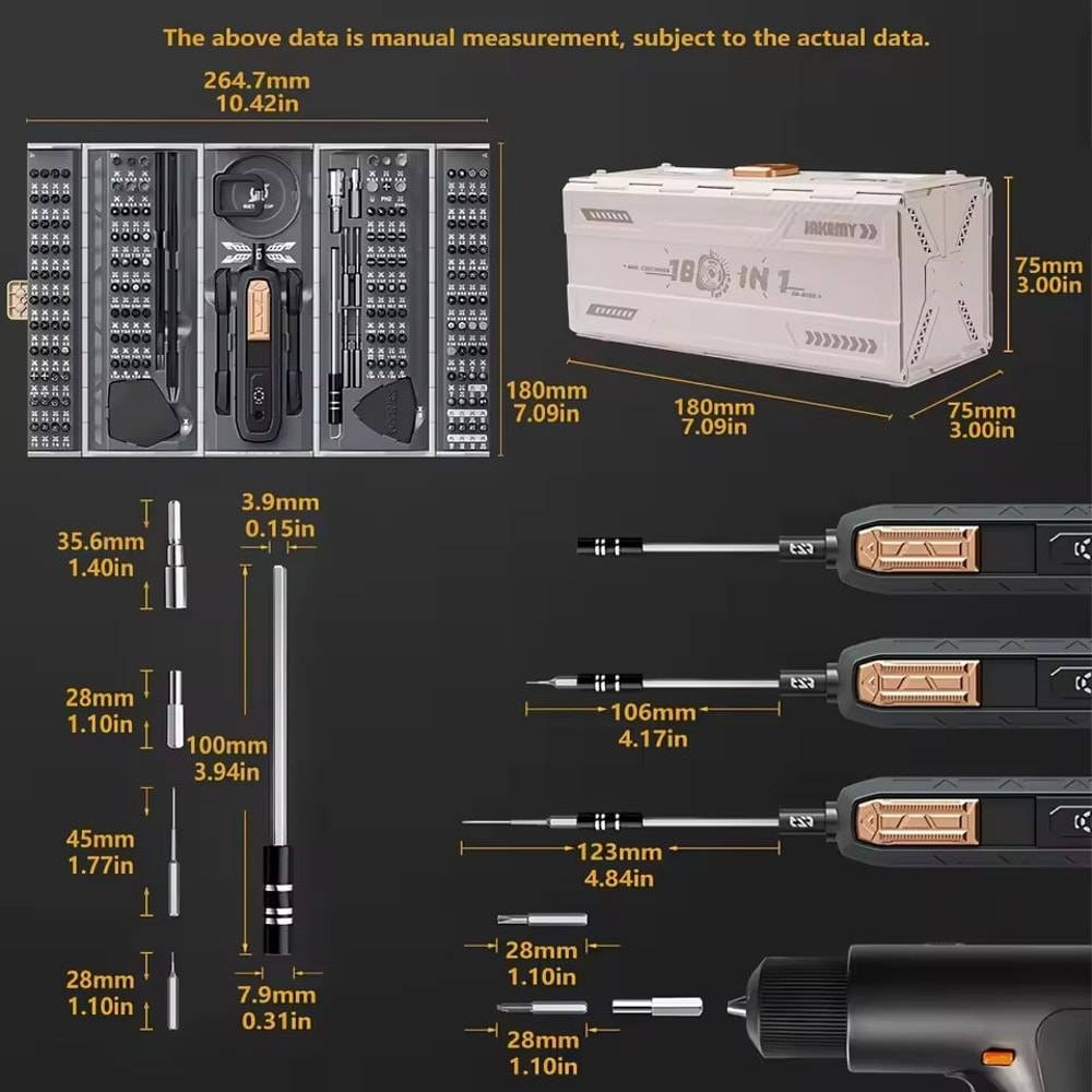 180In1 Precision Screwdriver Set Ultimate Multifunctional Repair Tool For Electronics PC 3