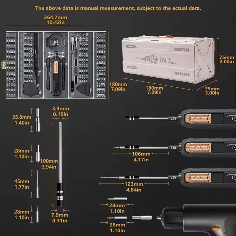 180In1 Precision Screwdriver Set Ultimate Multifunctional Repair Tool For Electronics PC 3