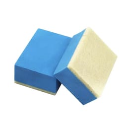 car glass oil film cleaning sponge – high-efficiency wool felt polishing & removal tool