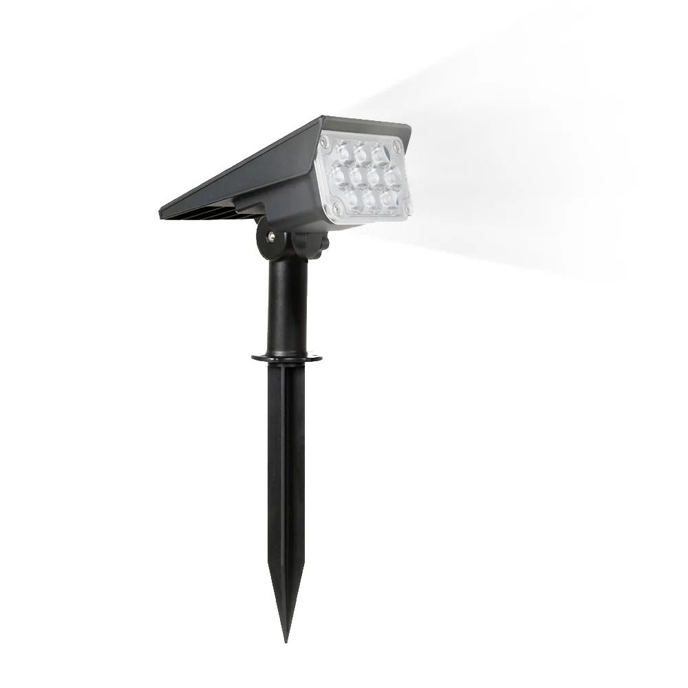 Solar Power Spotlight Adjustable Temperature Outdoor Garden Light IP65 Waterproof Lamp 11