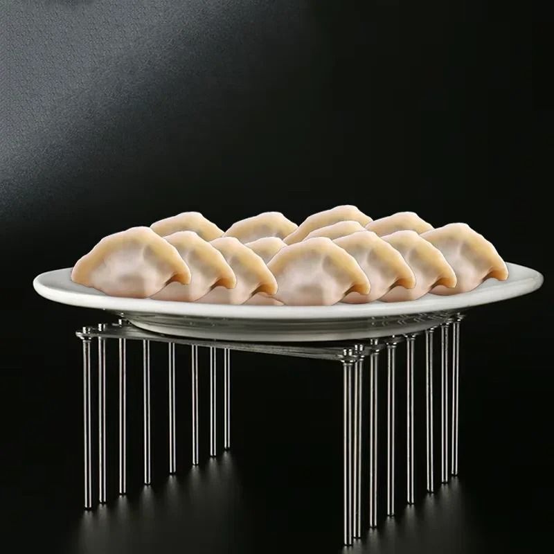 Retractable Storage Rack HeavyDuty Stainless Steel Pot Lid Dish Organizer 3