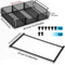 UnderDesk Drawer System HeavyDuty Black Mesh Storage Basket Desktop Organizer 6