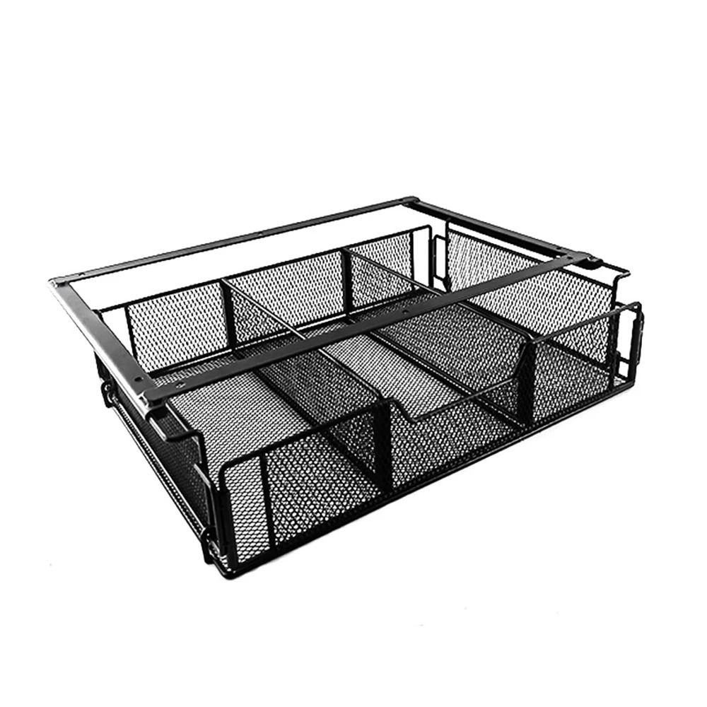 UnderDesk Drawer System HeavyDuty Black Mesh Storage Basket Desktop Organizer 7