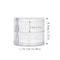 Rotating Jewelry Storage Box MultiLayer Round Makeup Accessory Organizer 9