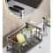 Stainless Steel Sink Organizer MultiLayer Drain Rack With Integrated Sponge Soap Holder 6