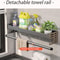 WallMount Utensil Spice Organizer Multifunctional Kitchen Hanging Storage Shelf With Hooks 4