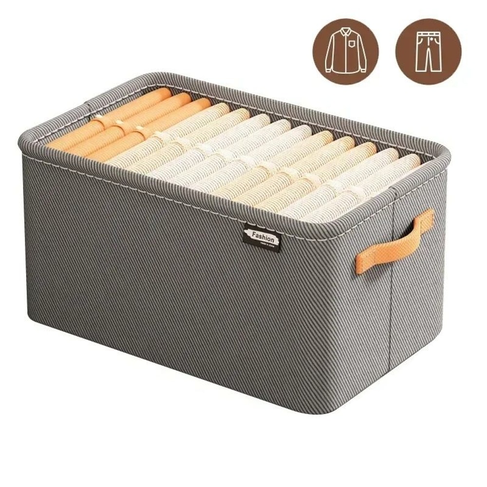 Thicken Clothes Organizer HighCapacity Wardrobe Storage Box For Pants Sweaters And Jeans 6