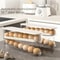 SlideType Automatic Egg Roller DoubleTier SpaceSaving Refrigerator Countertop Organizer 2