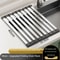 304 Stainless Steel Sink Drain Rack Foldable Telescopic Dish Rack Kitchen Drain Basket 7