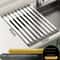 304 Stainless Steel Sink Drain Rack Foldable Telescopic Dish Rack Kitchen Drain Basket 8
