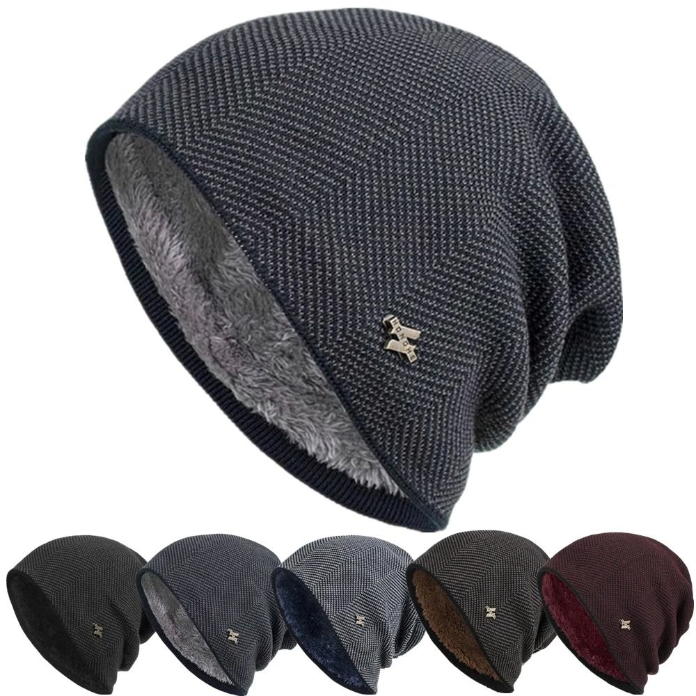 Unisex Winter Beanie Thick Knitted Fashion Hat For Men Women 0