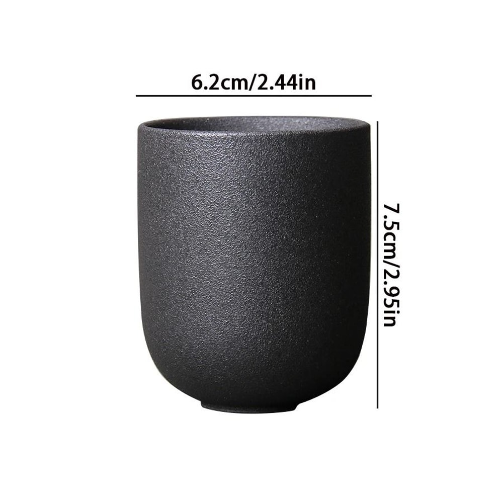 Vintage Japanese Stoneware Cup Handcrafted Porcelain Kung Fu Tea Sake Mug 5