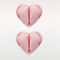 2Piece HeartShaped Mini Cable Winder Set Decorative USB Charging Cable Clips Desk Tidy Organizers 3