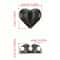 2Piece HeartShaped Mini Cable Winder Set Decorative USB Charging Cable Clips Desk Tidy Organizers 4