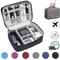 Portable Electronic Organizer Waterproof Travel Storage Bag For USB Chargers Data Lines 0