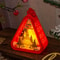 Mini Christmas LED Triangle Lantern Festive Santa Snowman Table Ornament Party Scene Prop 17