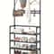 MultiFunctional Hallway Organizer Integrated Clothes Hanger Shoe Rack For Entryway Storage 5