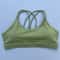 HighStrength Fitness Bra Soft Solid Color Tight Sport Top With Integrated Chest Pad 5