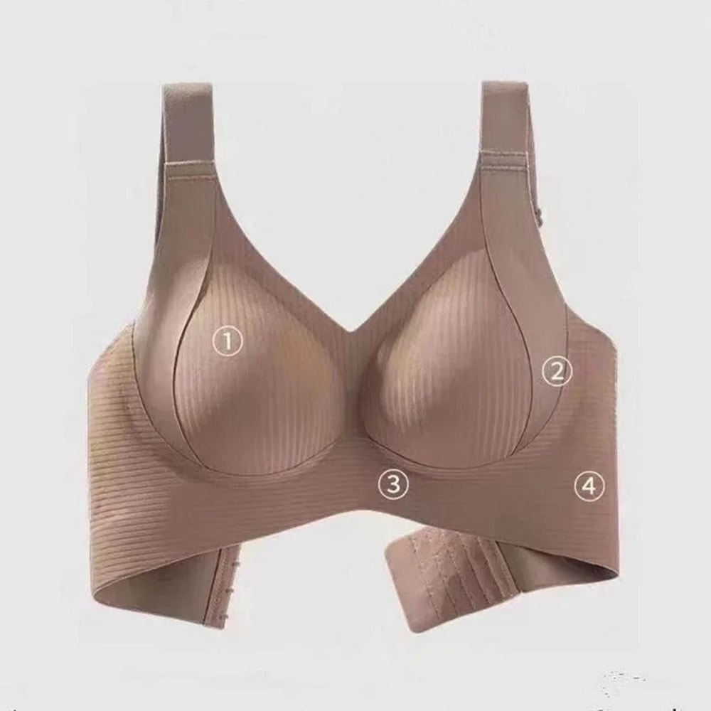 Large Size Traceless Womens Underwear Breathable HighQuality Bra Without Steel Rings For Sports G 1