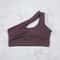 OneShoulder Sculpting Sports Bra Yoga Vest 0