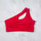 OneShoulder Sculpting Sports Bra Yoga Vest 11