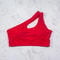 OneShoulder Sculpting Sports Bra Yoga Vest 11