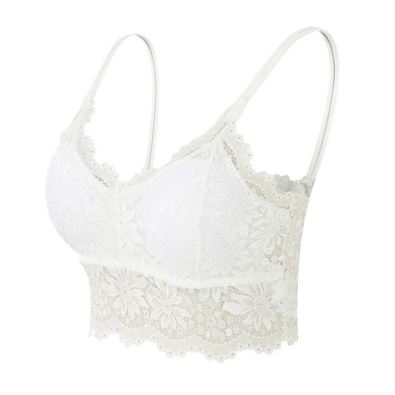 Seamless Lace HollowOut Comfort Bralette 12