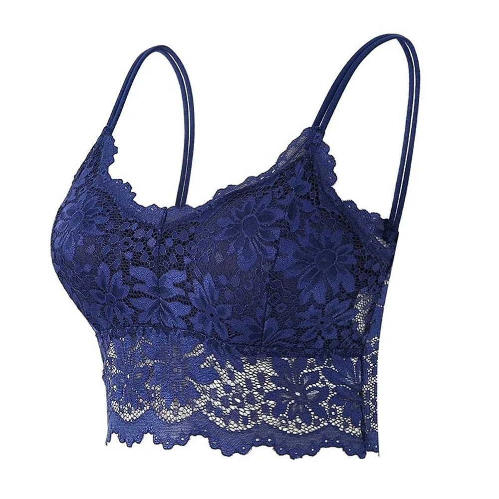 Seamless Lace HollowOut Comfort Bralette 8