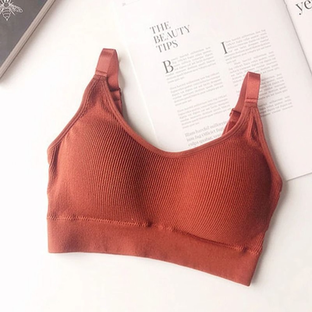 Seamless Athletic Crop Top Bralette 7
