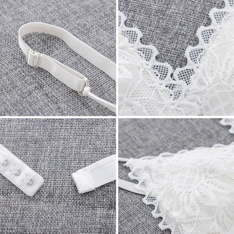 Floral Lace UltraThin Wireless Bralette 5