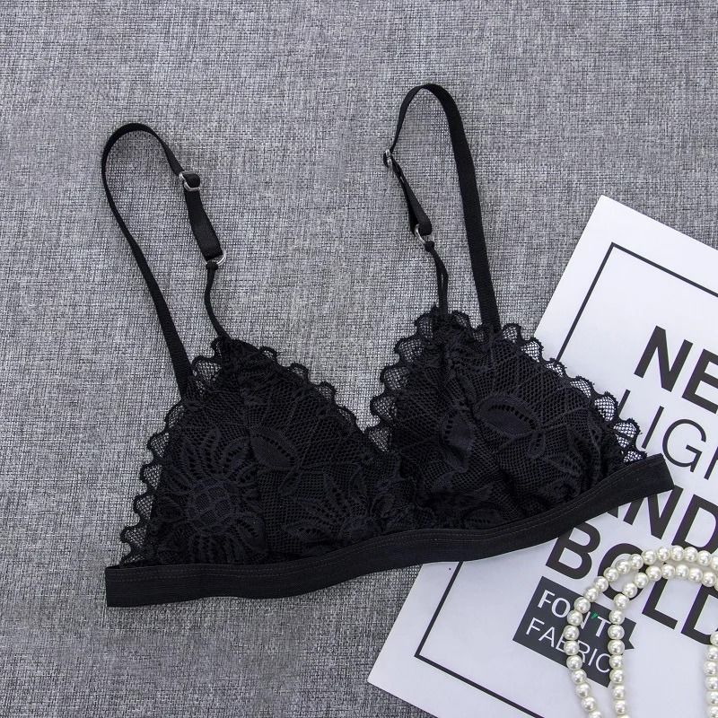 Floral Lace UltraThin Wireless Bralette 7