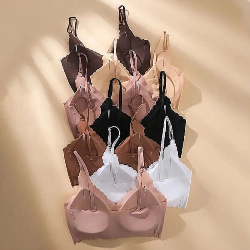 Ice Silk WavyEdge Seamless Yoga Bra 4