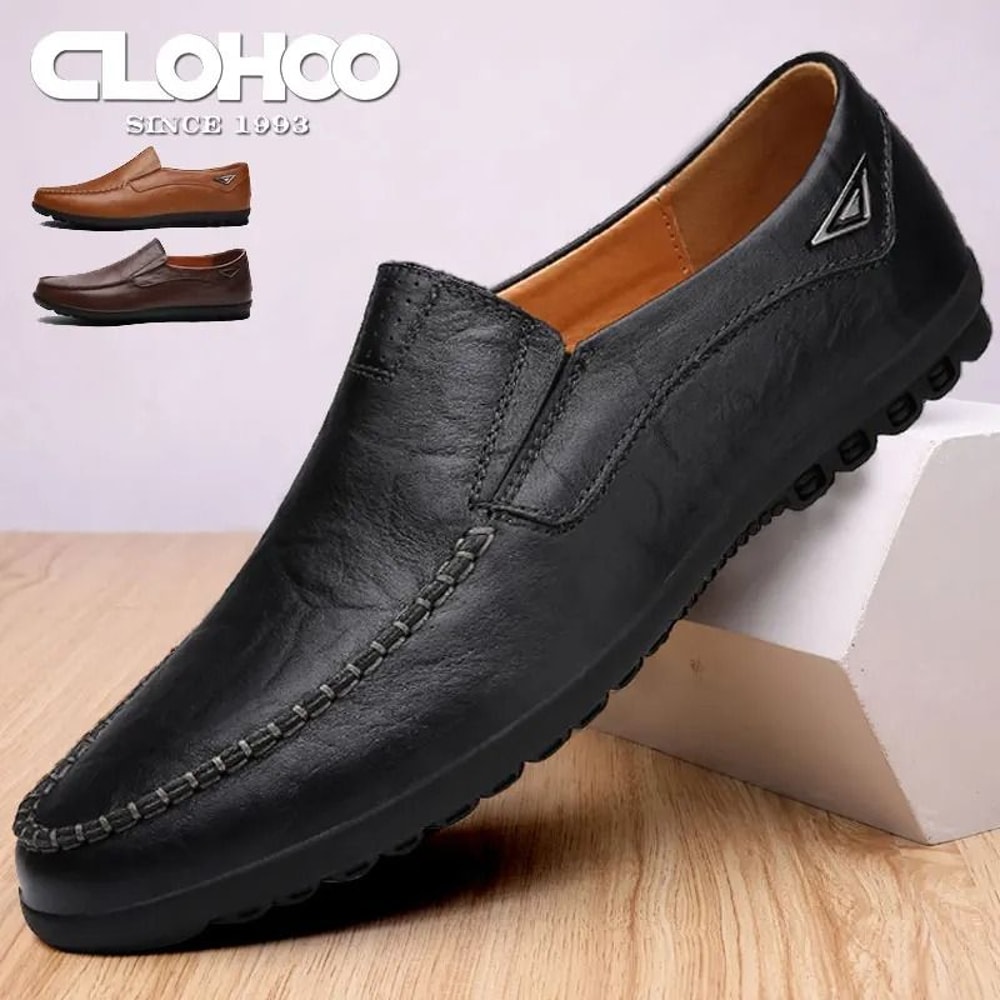 Mens Handmade Comfort Driving Loafers 0