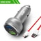 80W Dual USB SuperVOOC Fast Car Charger 15