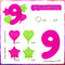 Neon Fluorescent Digital Balloon Set 7