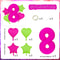 Neon Fluorescent Digital Balloon Set 8