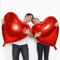 Huge 32Inch I Love You Heart Foil Balloons 0
