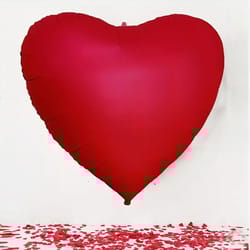 60-inch oversized heart-shaped foil balloon