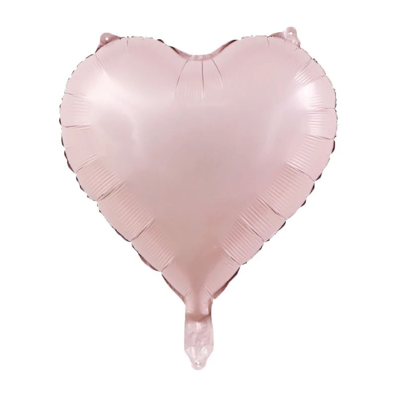 10Piece 18Inch Heart Foil Balloons Pink Sage Green Set 3