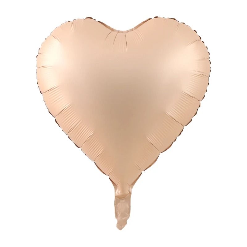 10Piece 18Inch Heart Foil Balloons Pink Sage Green Set 10