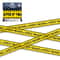Halloween Caution Tape Window Prop Set 11