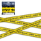 Halloween Caution Tape Window Prop Set 11