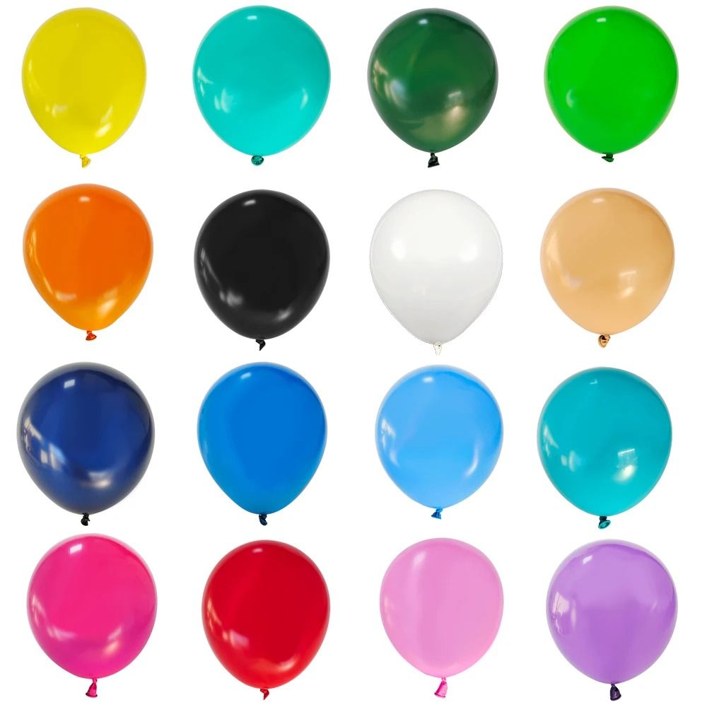 Premium Matte Latex Balloon Set 10Piece MultiSize Pack 0