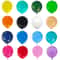 Premium Matte Latex Balloon Set 10Piece MultiSize Pack 0